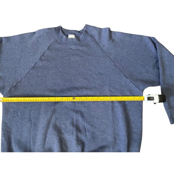 VTG Fruit Of The Loom Casualwear Crewneck Made In USA Size L Blue - Picture 6 of 7
